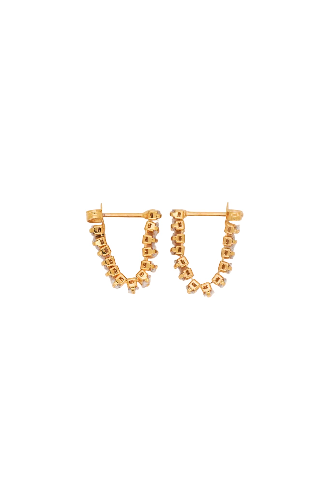 Multi-Color Zirconia Baguette Ear Jacket