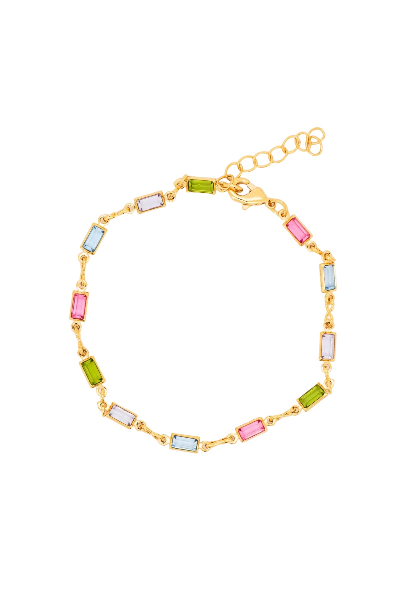 Pastel Prism Zirconia Jewelry Set