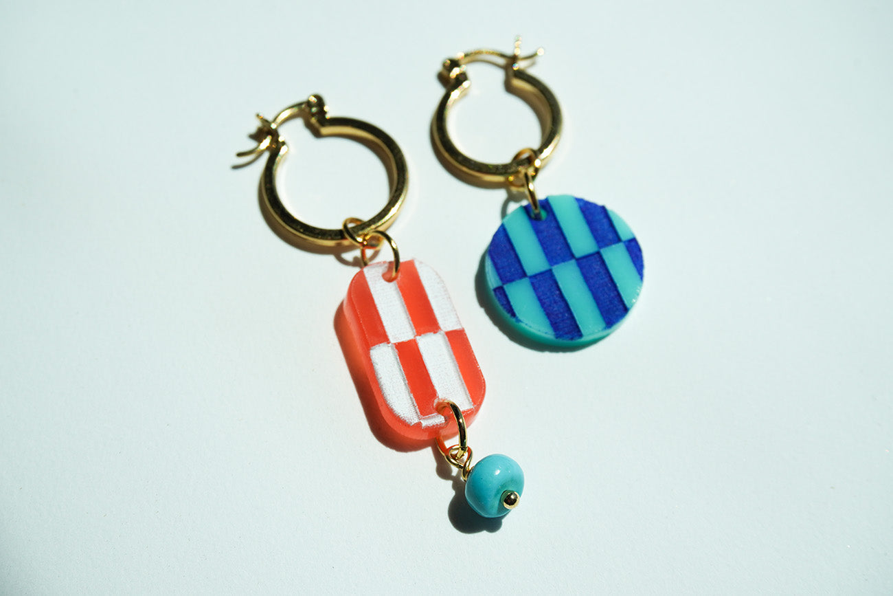 KC Current checkered mix-match hoops