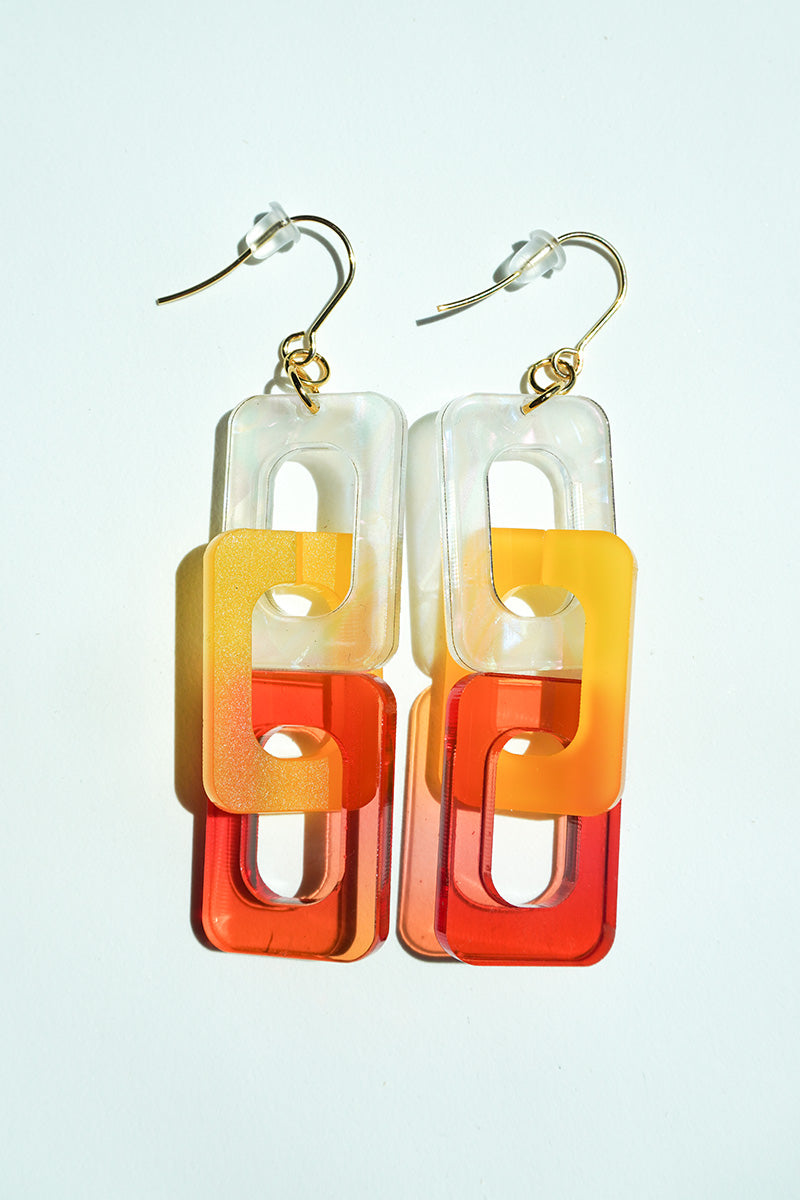 Chiefs Mini Link earrings