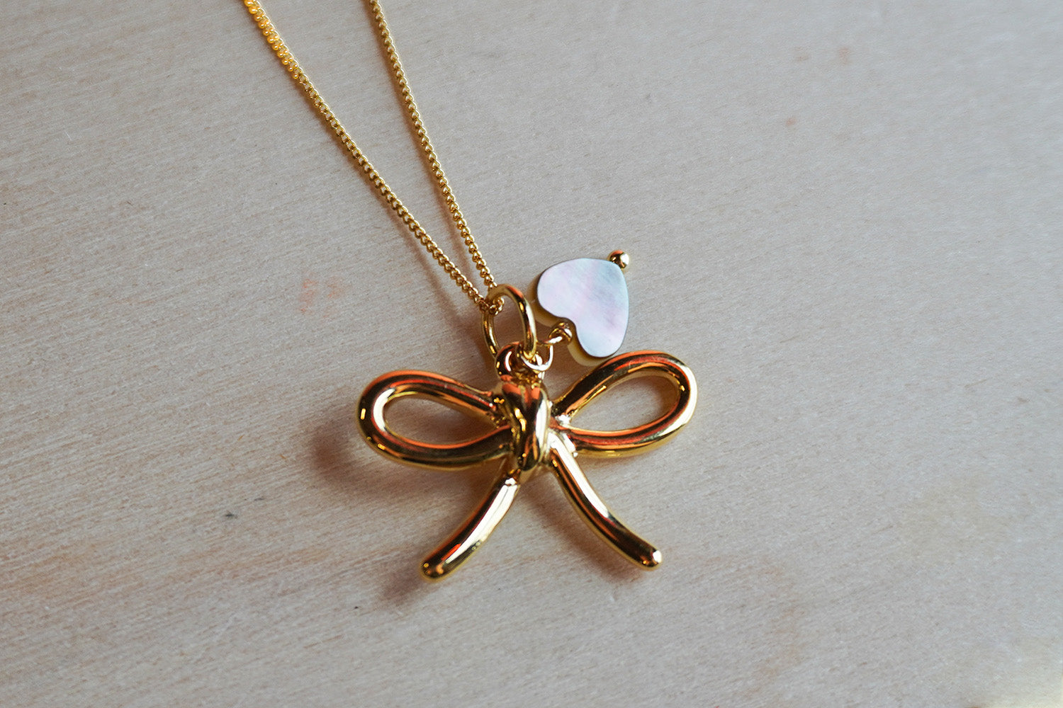 Coquette Bow necklace