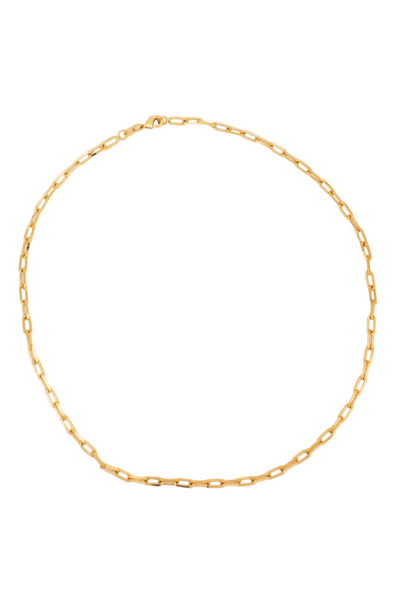 Paper-Clip Chain Necklace