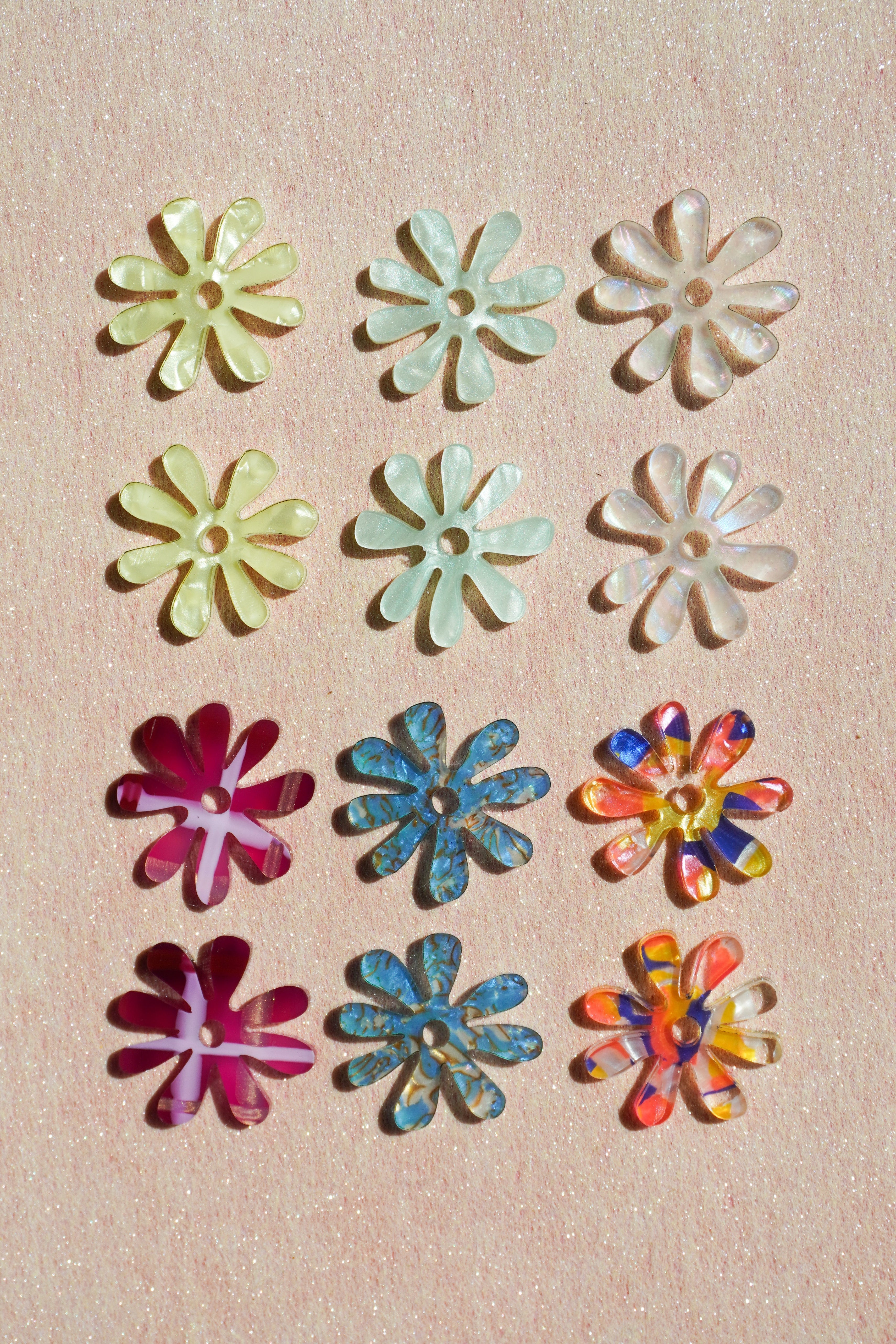 Flower Charms (6 color ways)