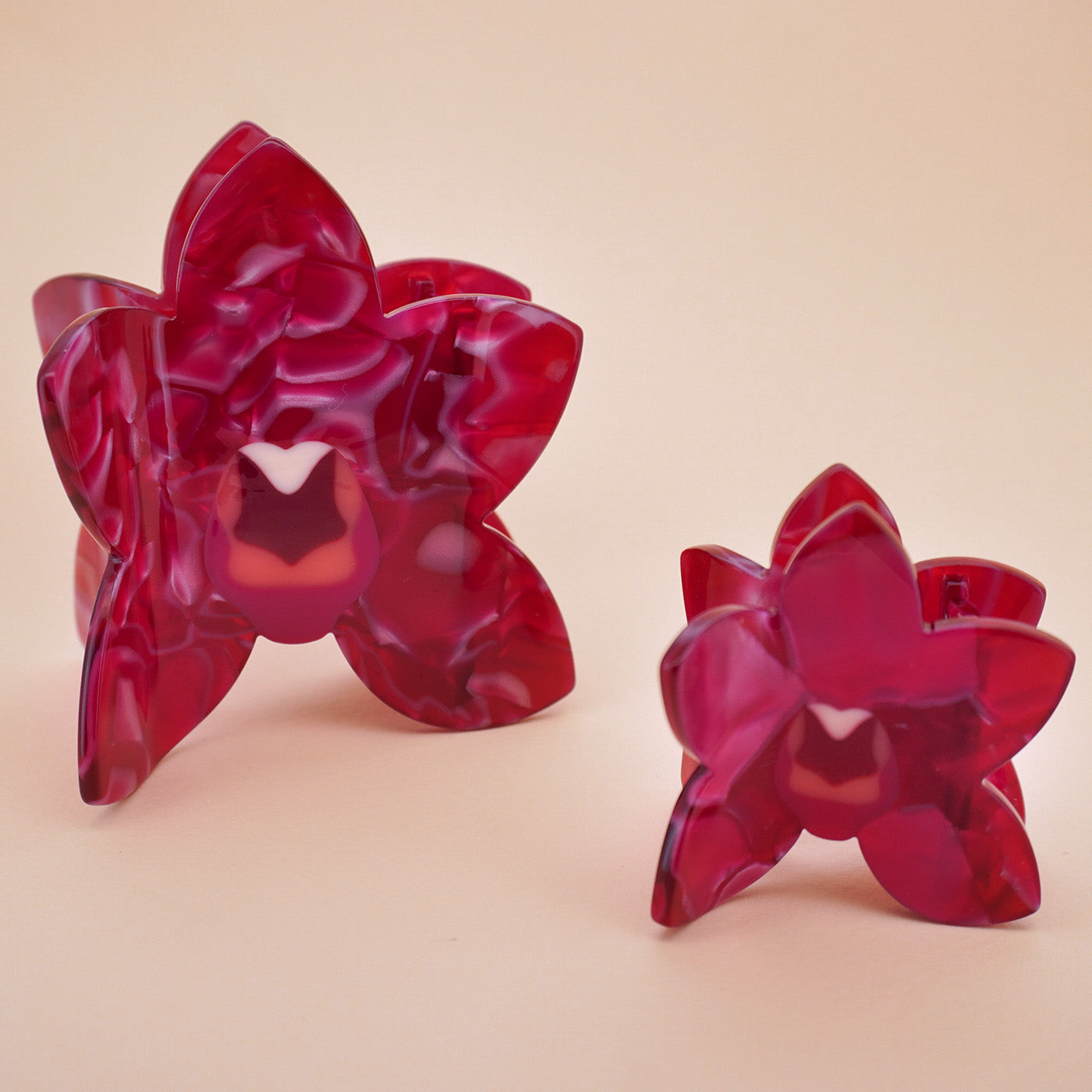 Orchid Hair-Claw in Fuscia