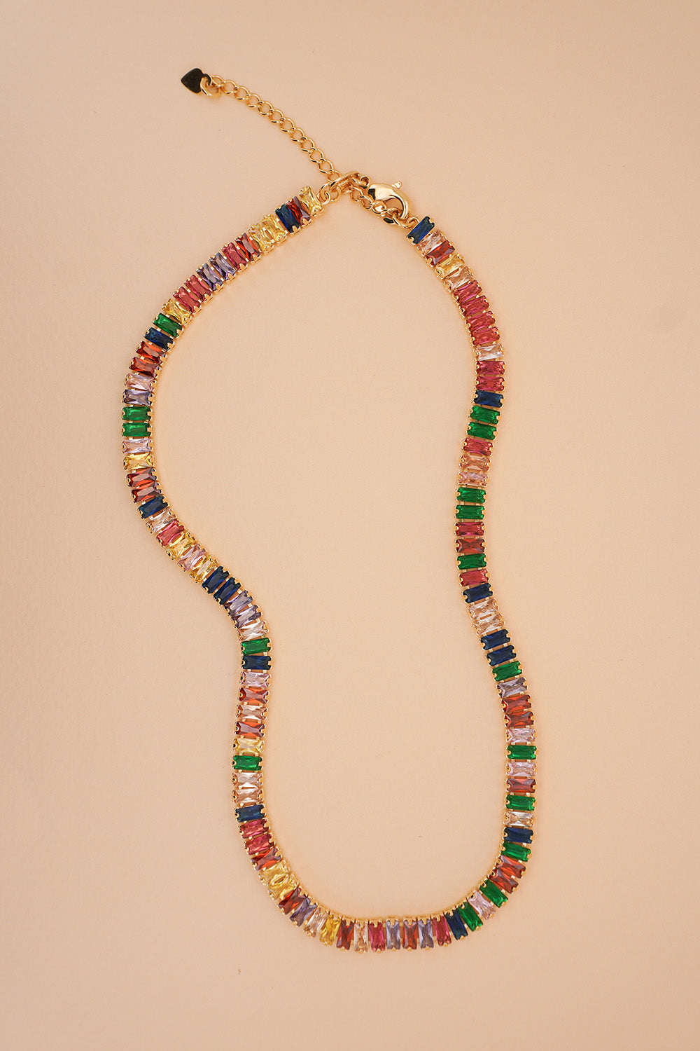 Multi-Color Cubic Zirconia Jewelry Set