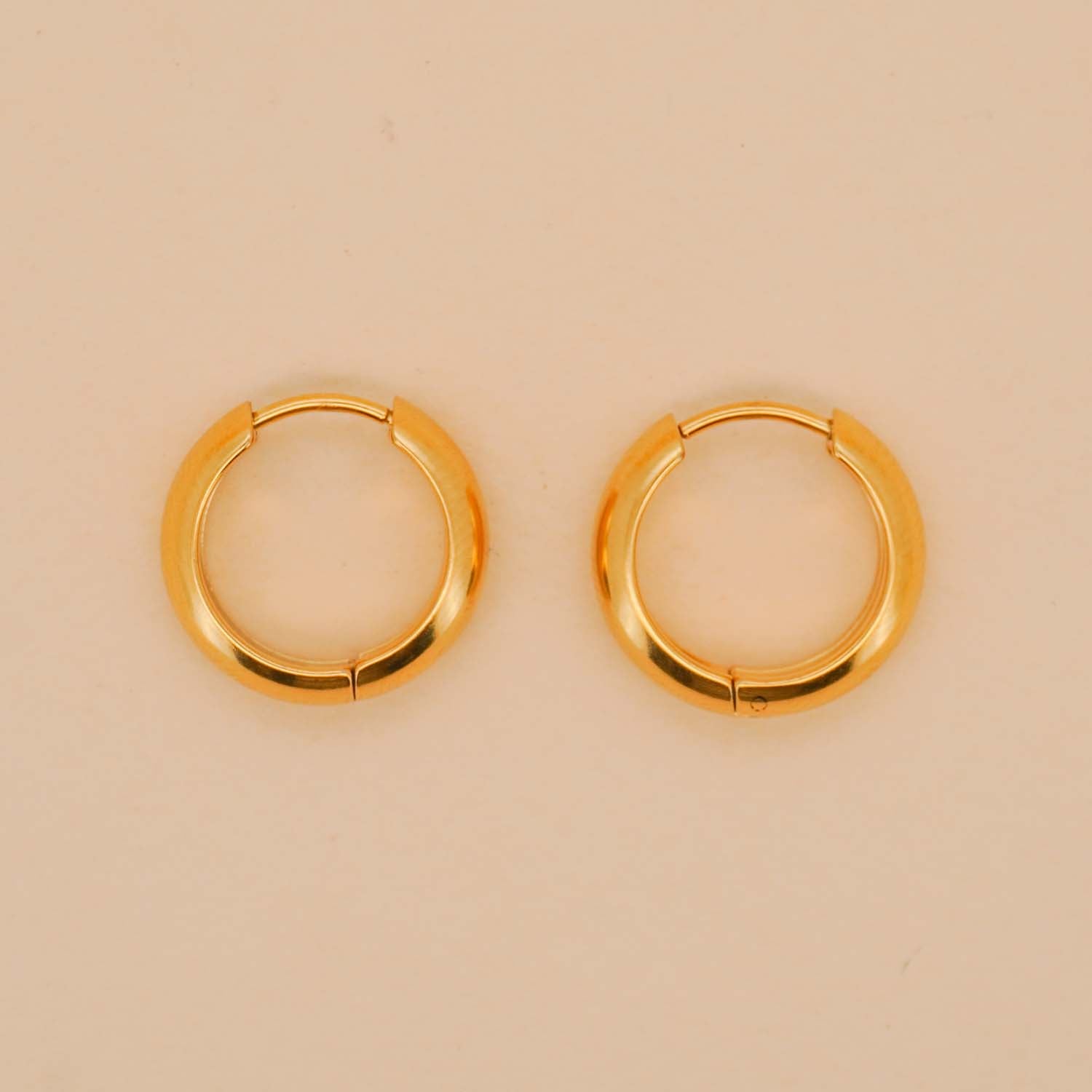 Gold Chunky Hoop Earrings