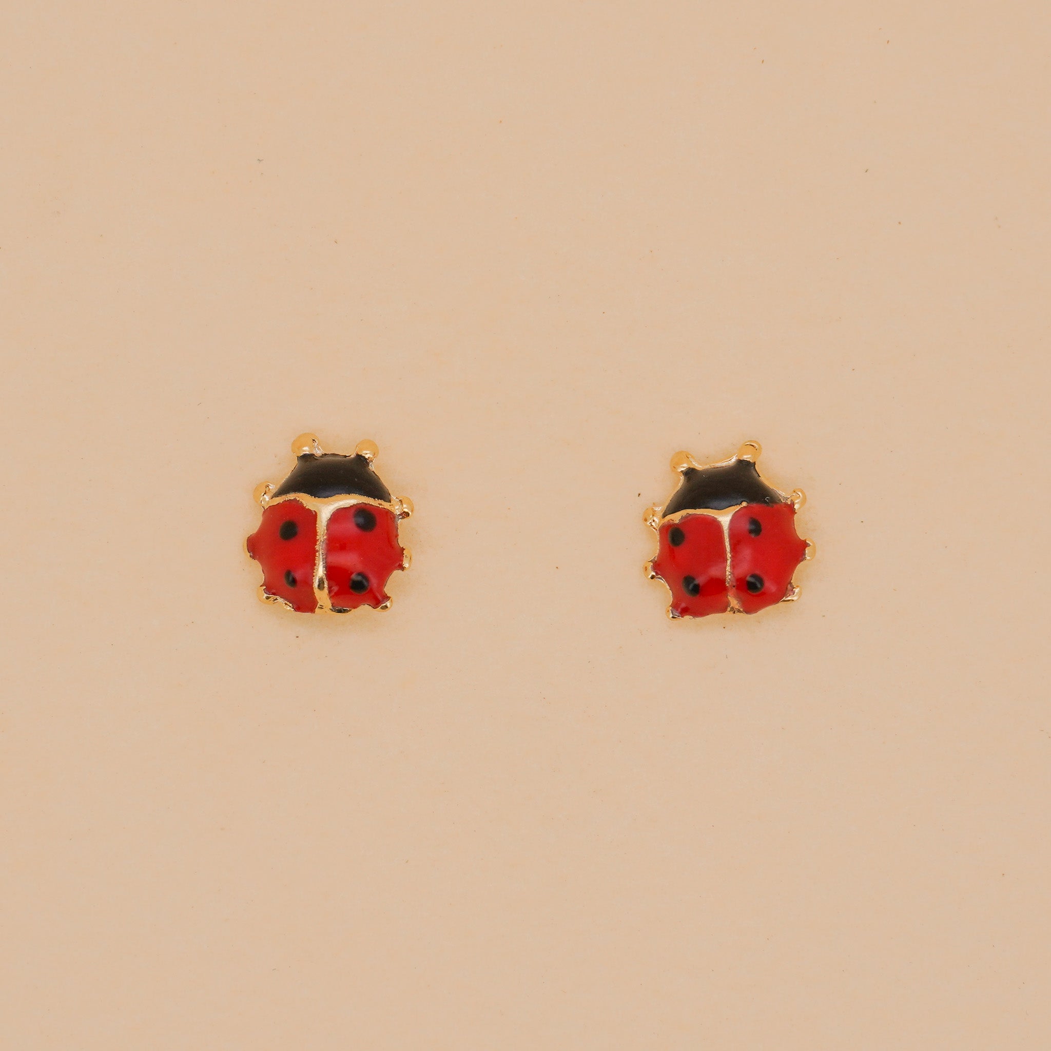 Ladybug Stud Eaarrings