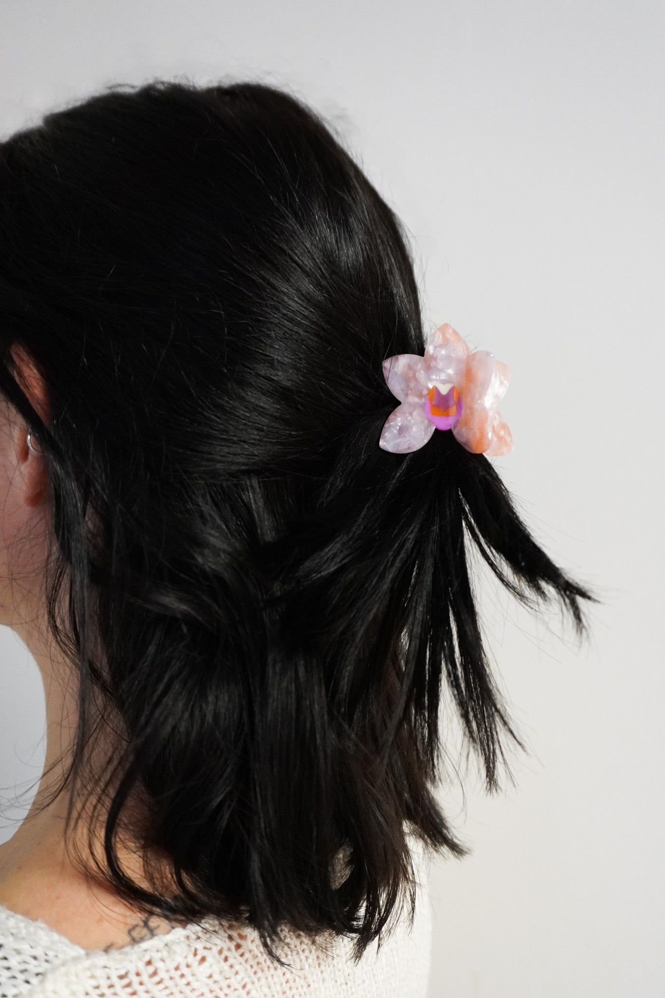 Orchid Hair-Claw in Pink