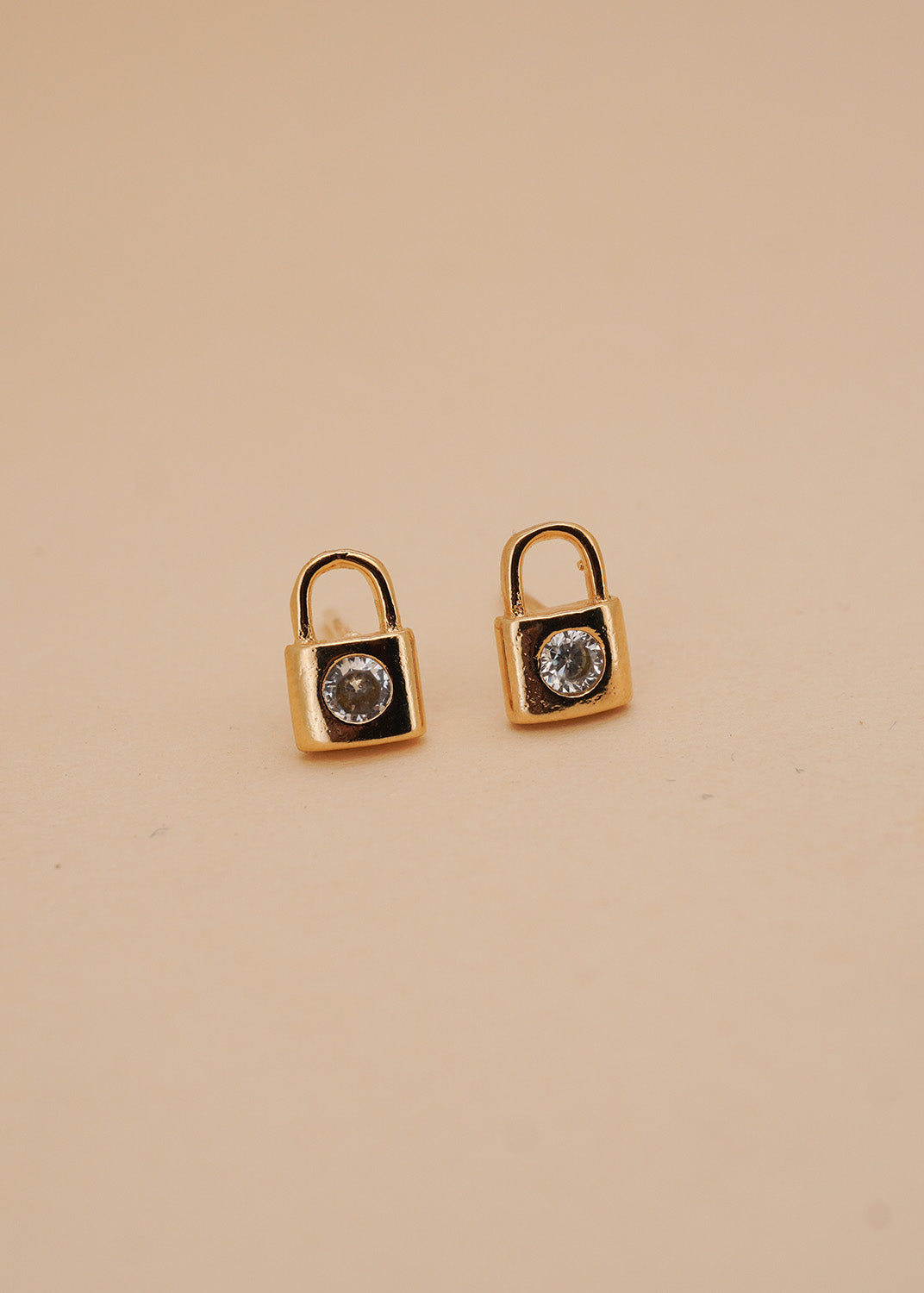Locket Stud Earrings