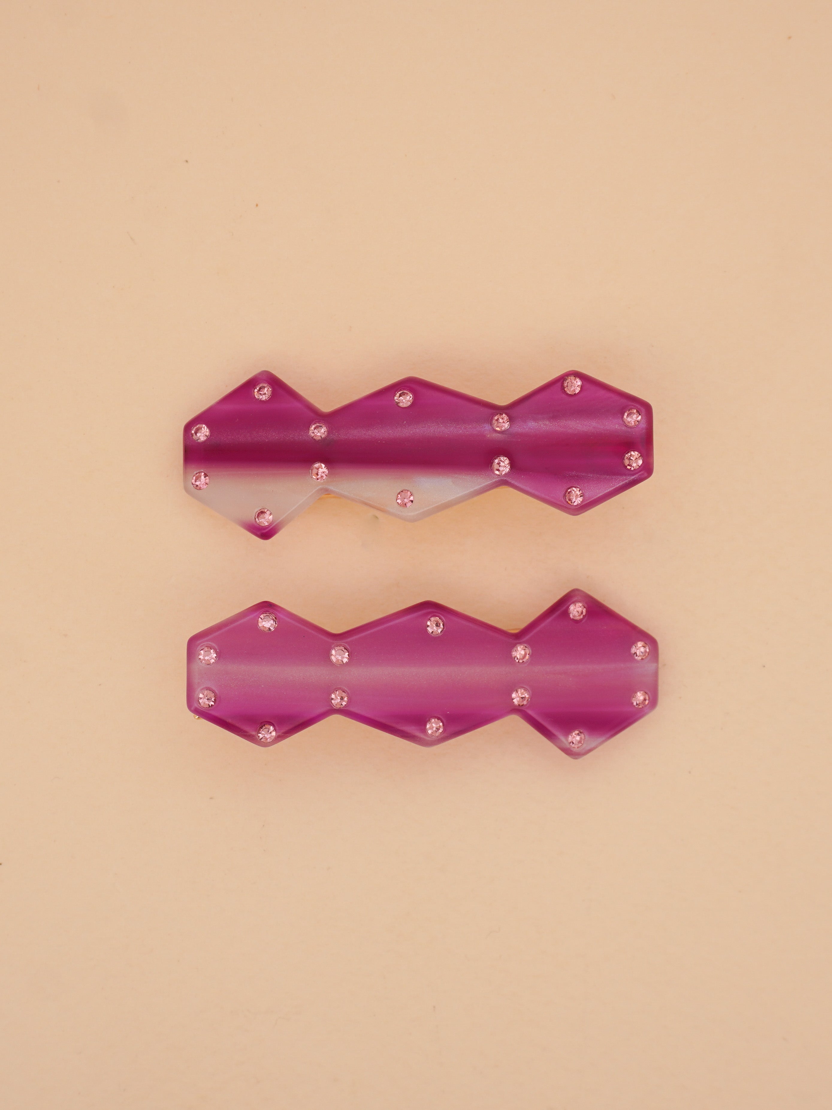 Vase Clips in Berry Stripes
