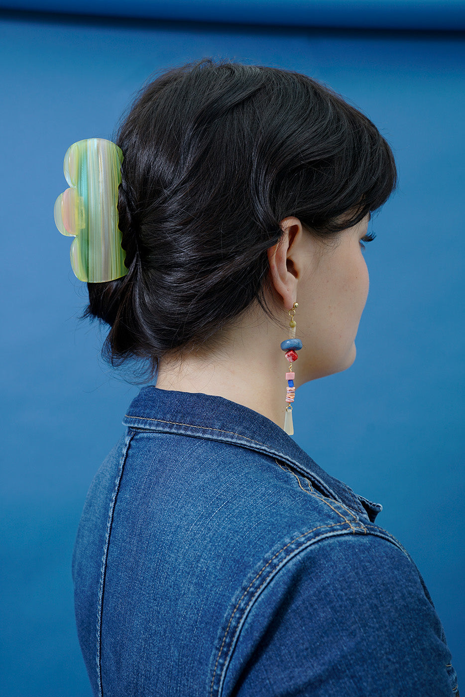 Vase Hair-Claw in Pastel Dream