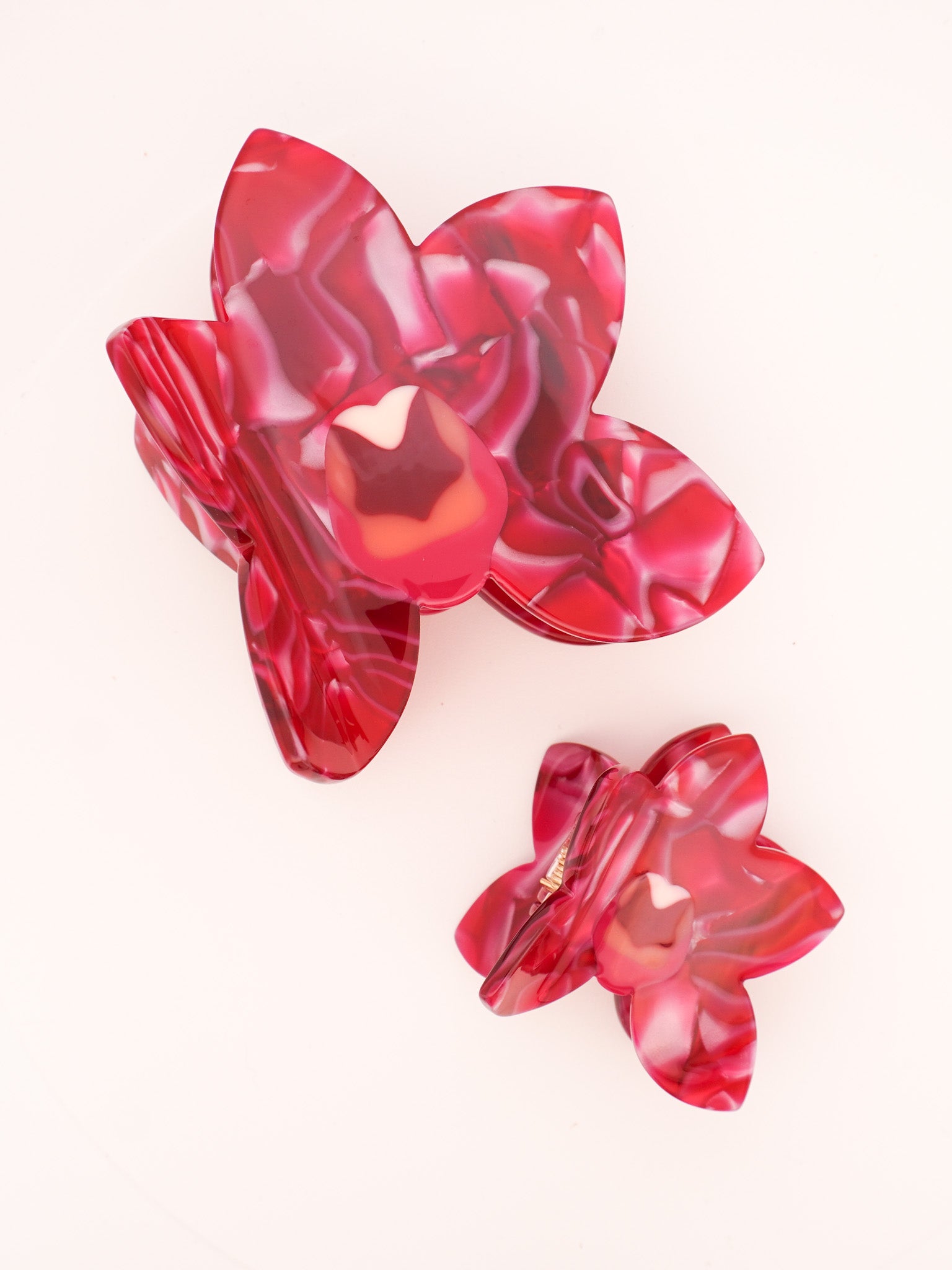 Orchid Hair-Claw in Fuscia