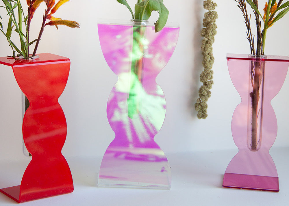 Iridescent propagation Vase