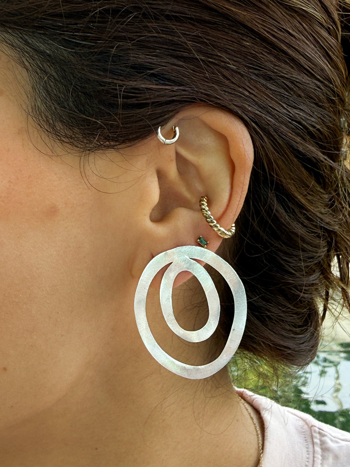 Loopy Oval Earrings
