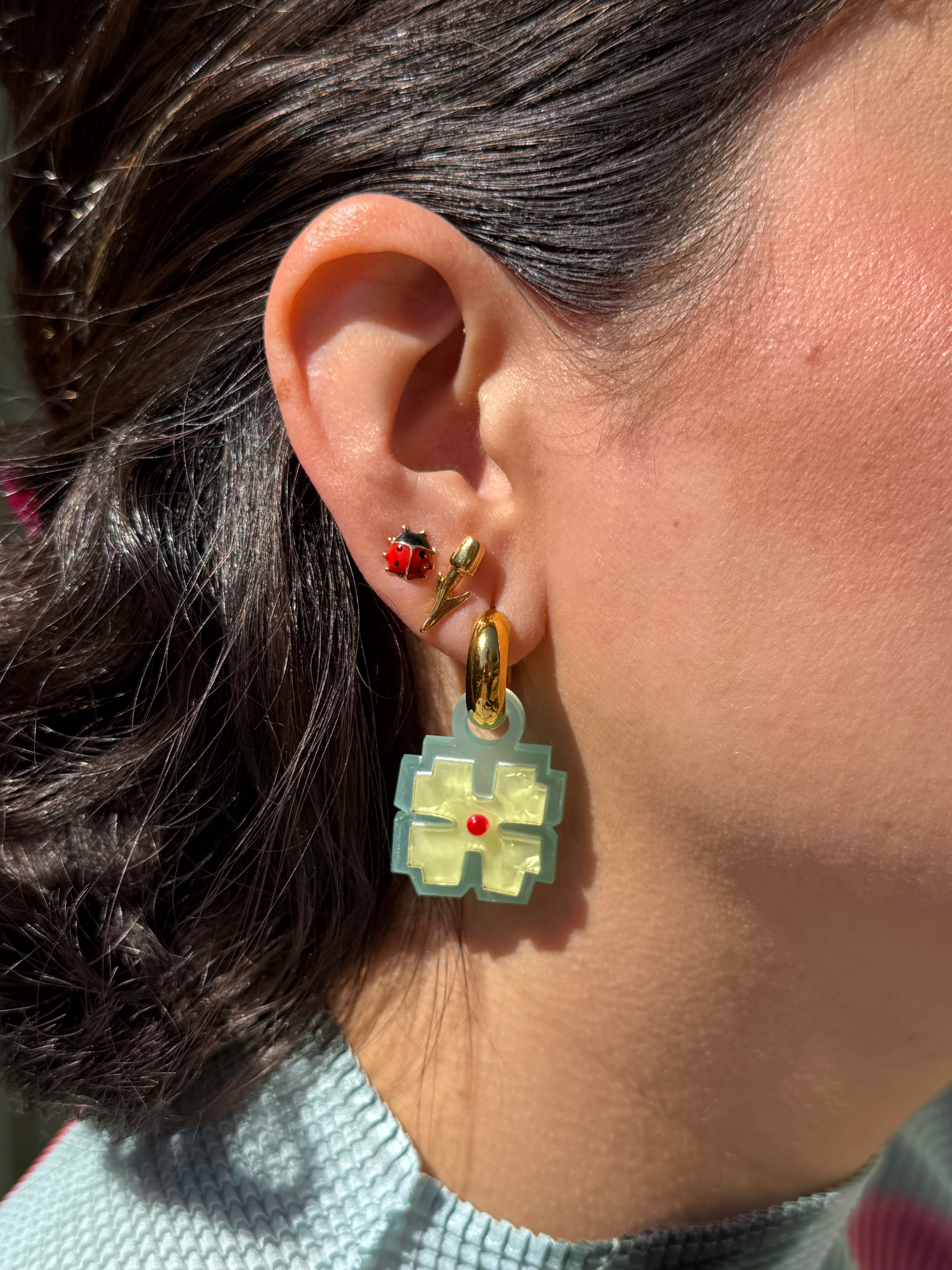 Ladybug Stud Earrings