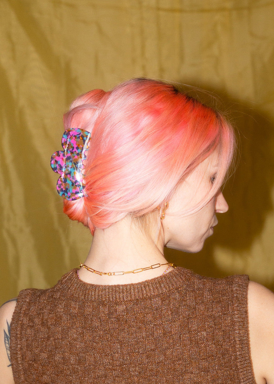 Vase Hair-Claw in Camou