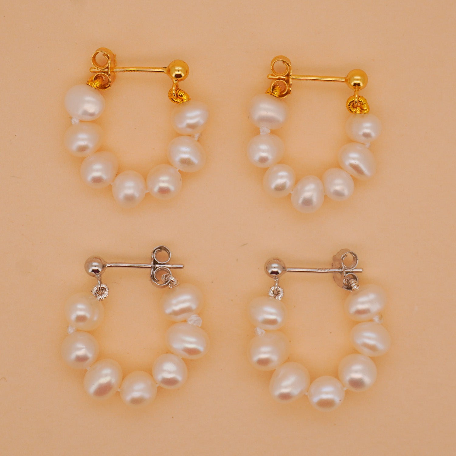 Pearl Ear Jackets Earrings
