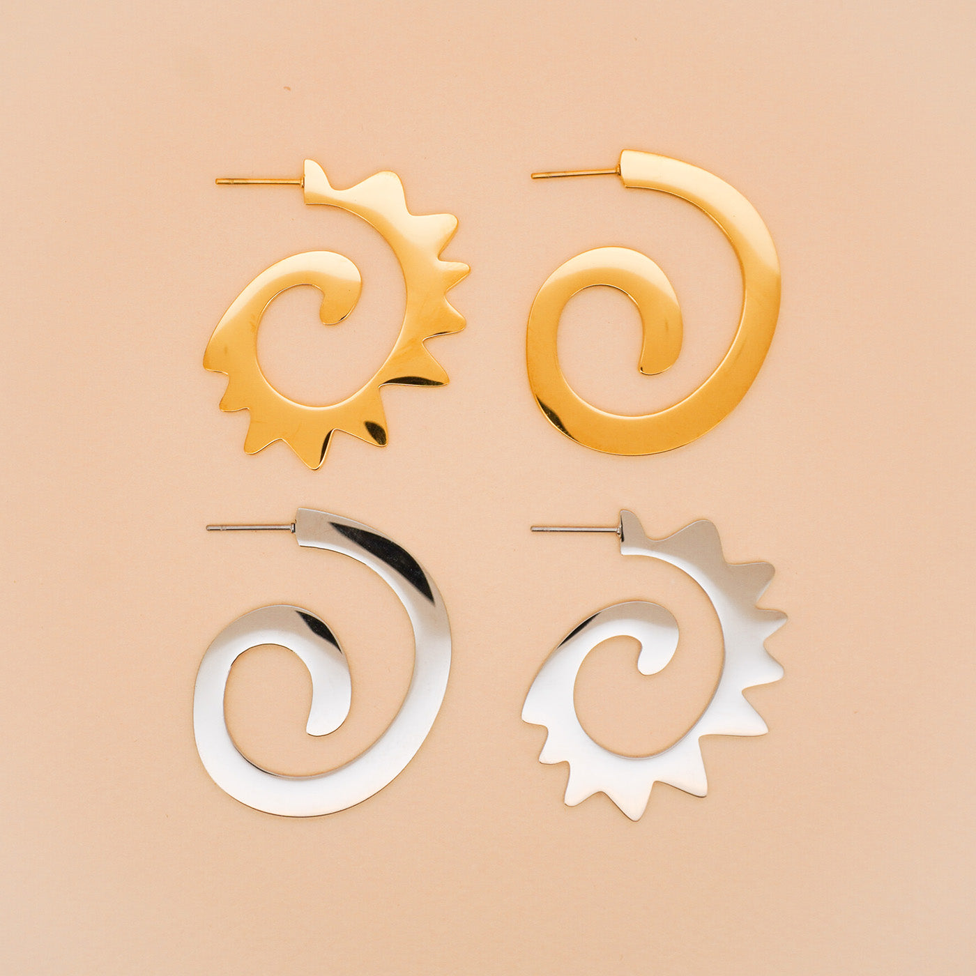 Caracol & Espiral Hoops