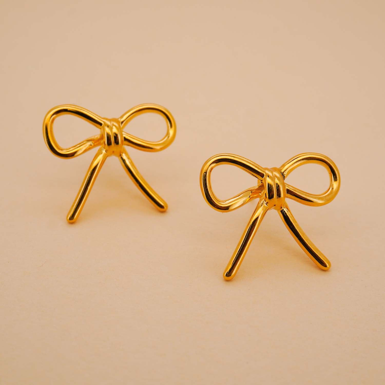 Midi Bow Stud Earrings