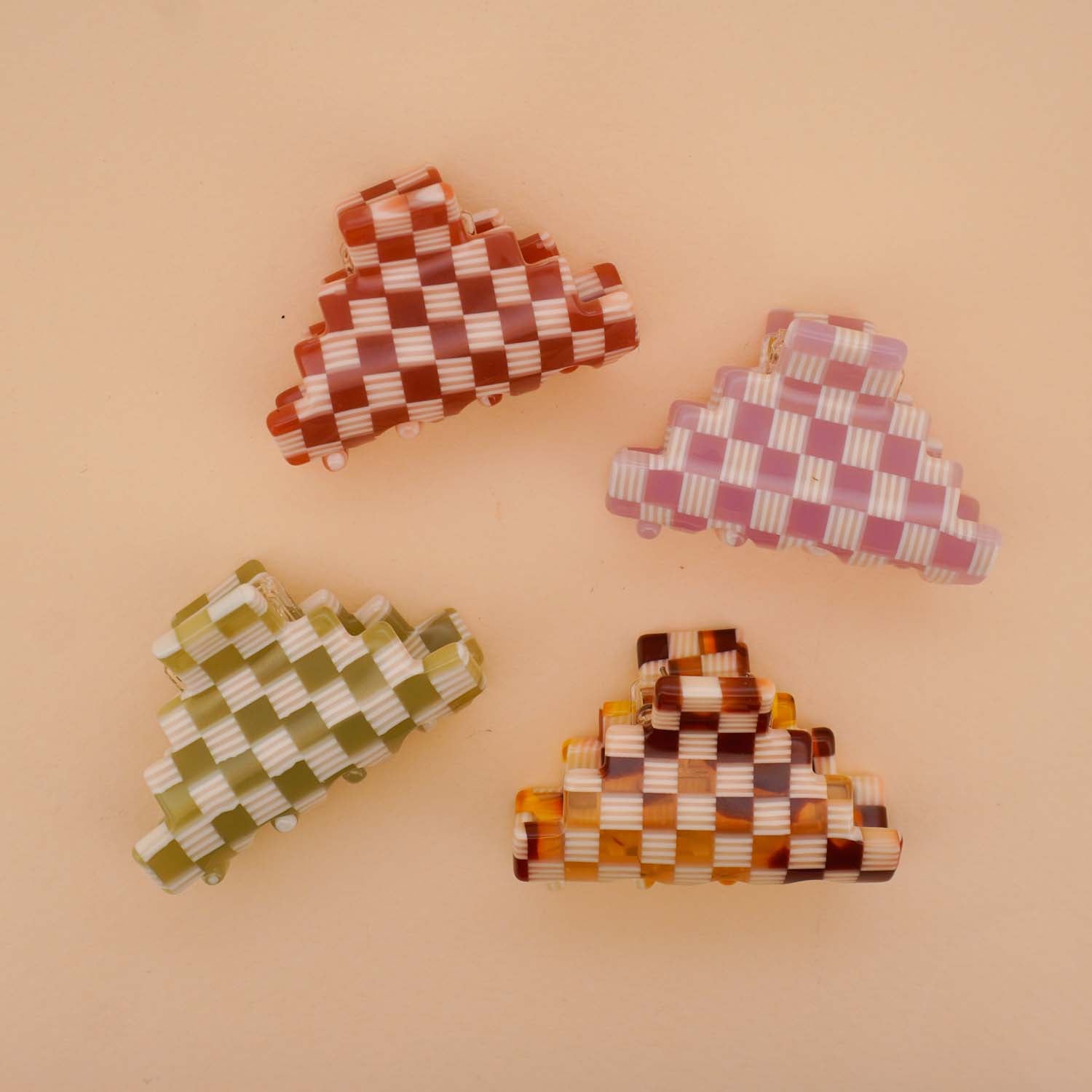 Small Pyramid Hair-Claw Bundle