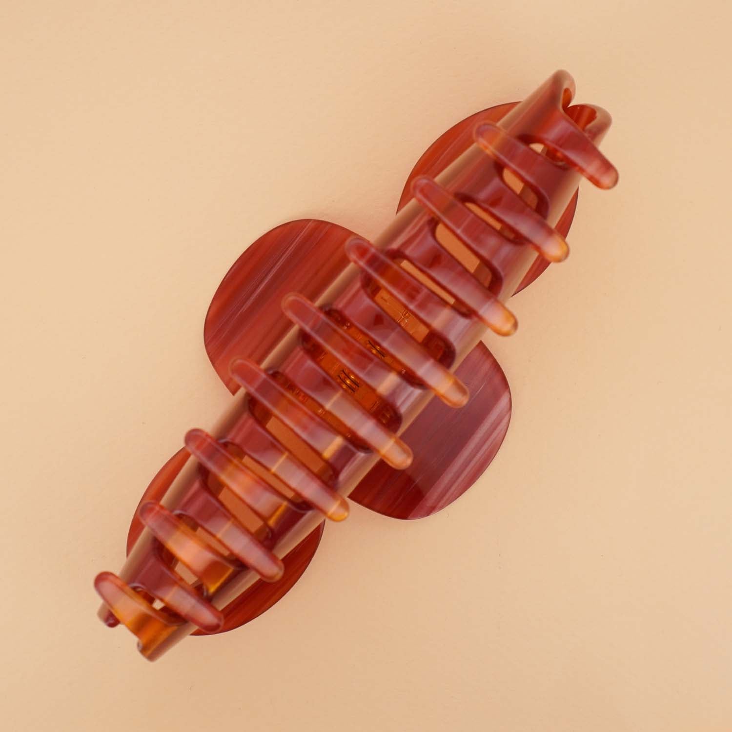 XL Vase Hair-Claw in Golden Red