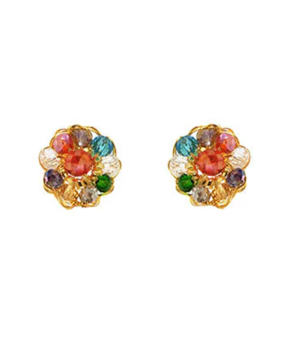 Multi-Color Chloe Post Earrings
