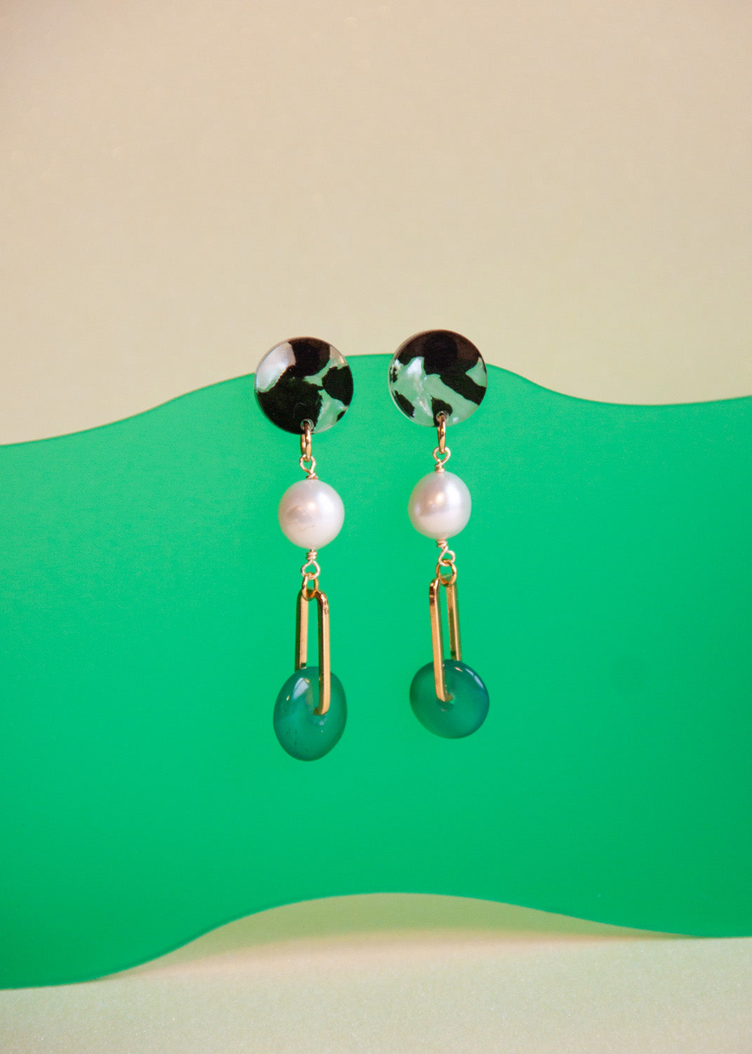 Festive drop earrings
