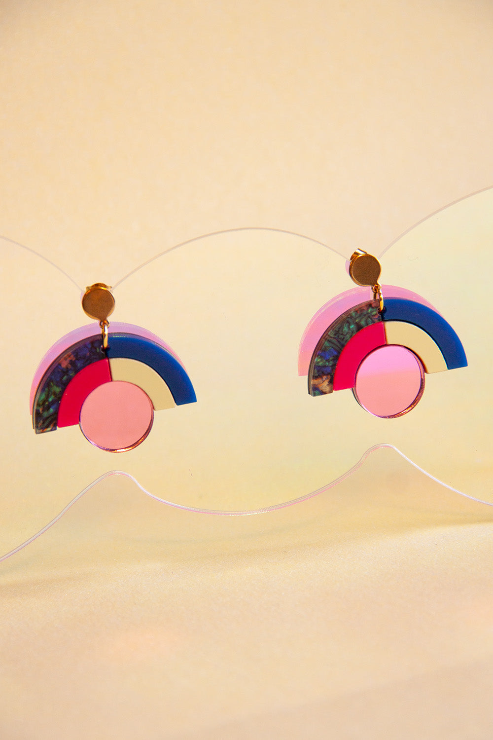 Festive Mirror earrings