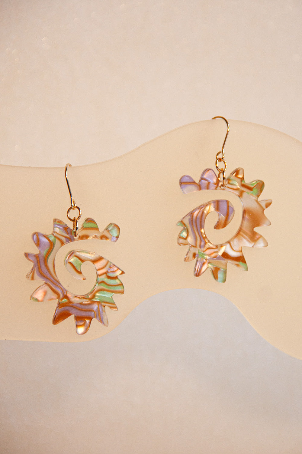 Caracol Earrings in Mariposa