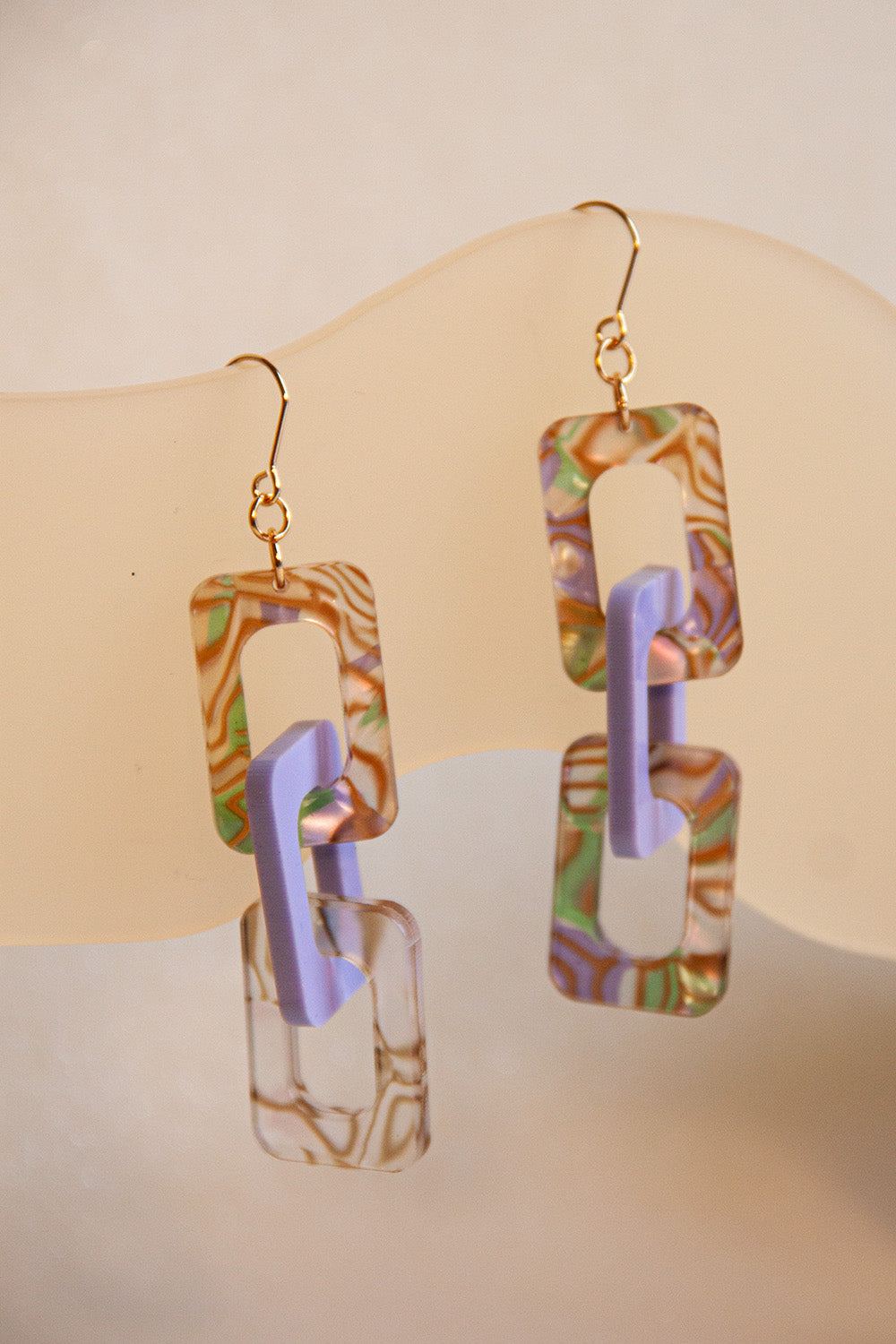 Mini Link earrings in Mariposa