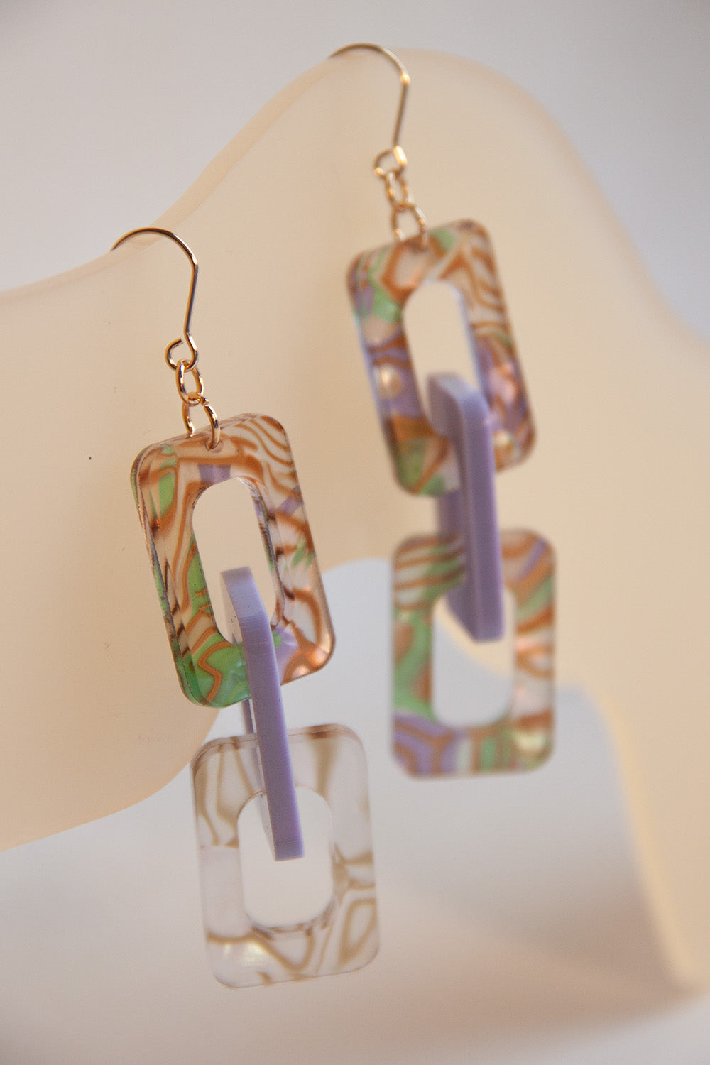 Mini Link earrings in Mariposa